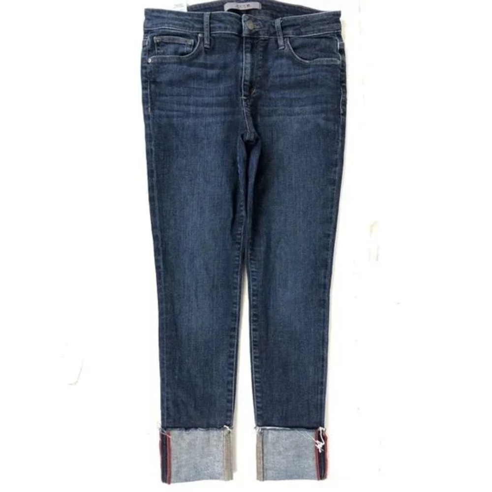 Joe's Jeans Women's Skinny Cropped Cuff Jeans in Brussels Size 28